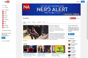 Nerd Alert YouTube Channel Screenshot